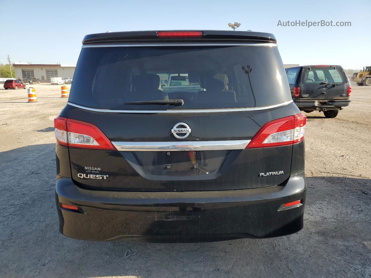 2015 Nissan Quest S Black vin: JN8AE2KPXF9134468