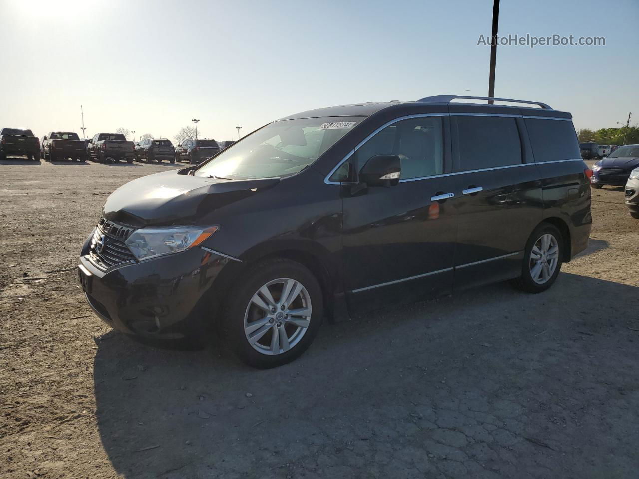 2015 Nissan Quest S Черный vin: JN8AE2KPXF9134468