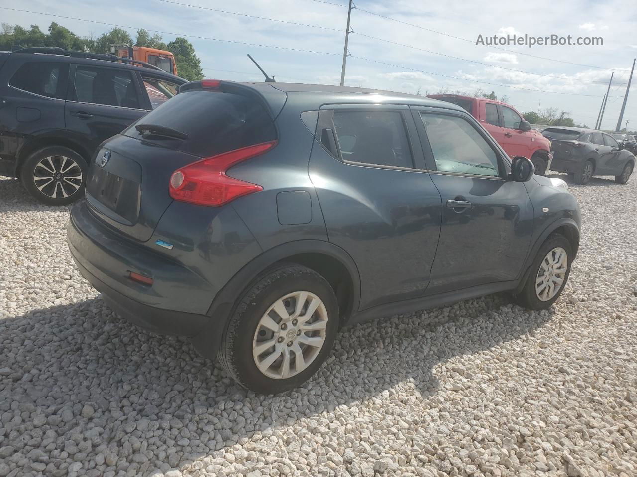 2014 Nissan Juke S Blue vin: JN8AF5MR0ET360100