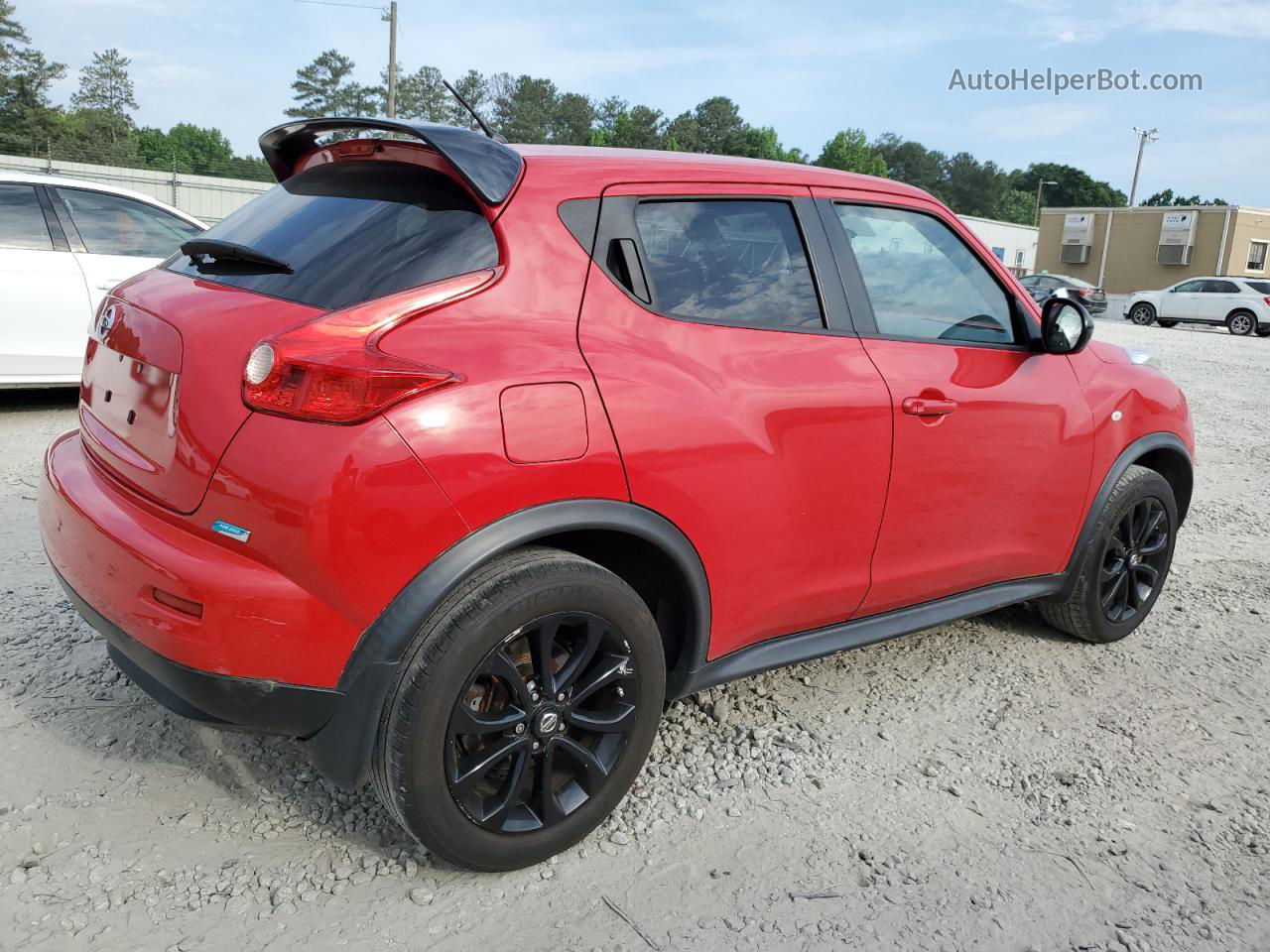 2014 Nissan Juke S Red vin: JN8AF5MR0ET360971