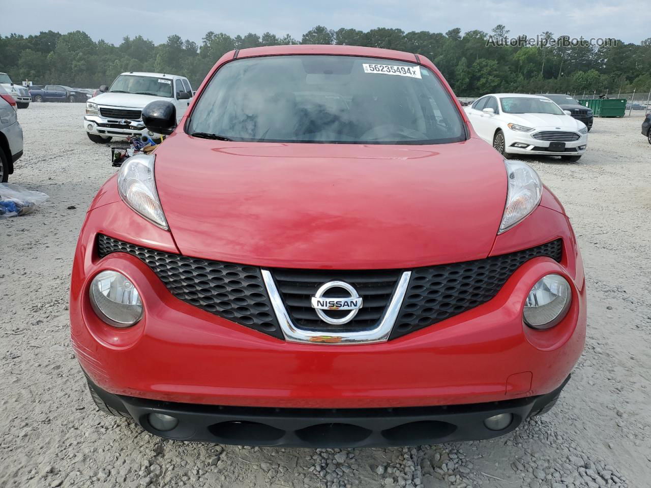 2014 Nissan Juke S Red vin: JN8AF5MR0ET360971