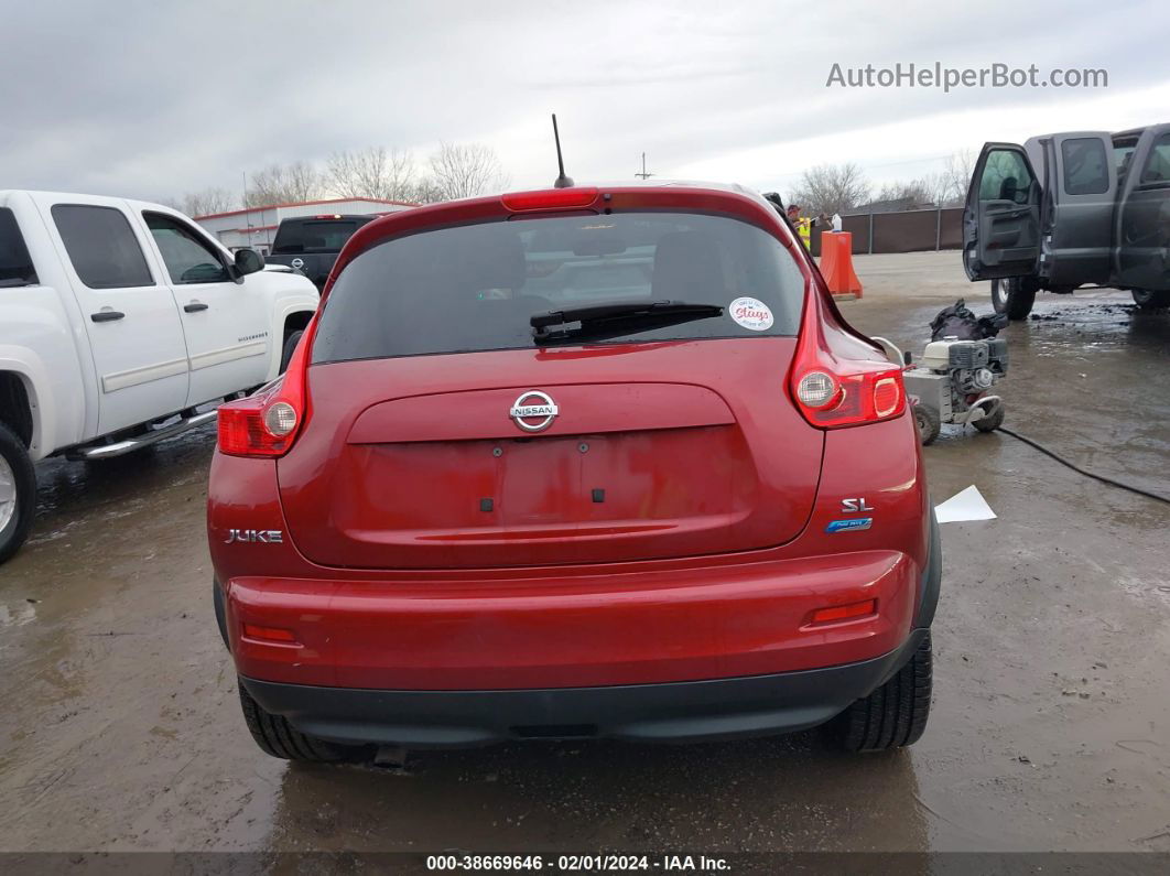 2013 Nissan Juke Sl Red vin: JN8AF5MR1DT224900