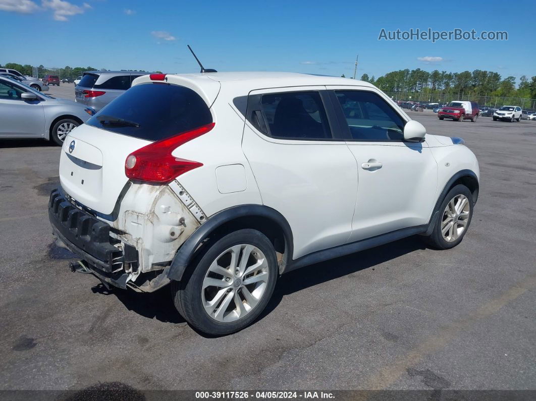 2014 Nissan Juke Sl White vin: JN8AF5MR1ET353298