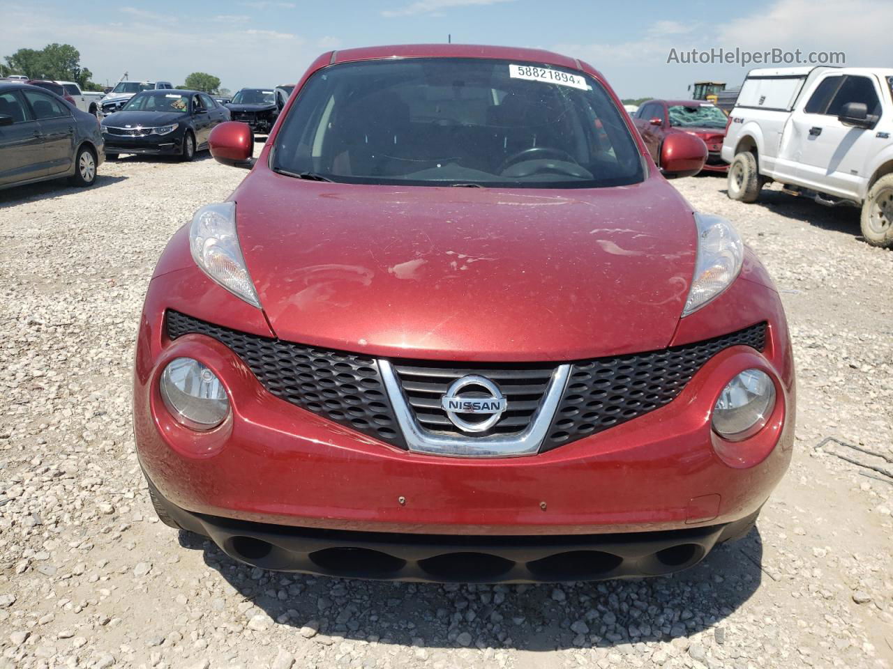 2014 Nissan Juke S Red vin: JN8AF5MR1ET358680