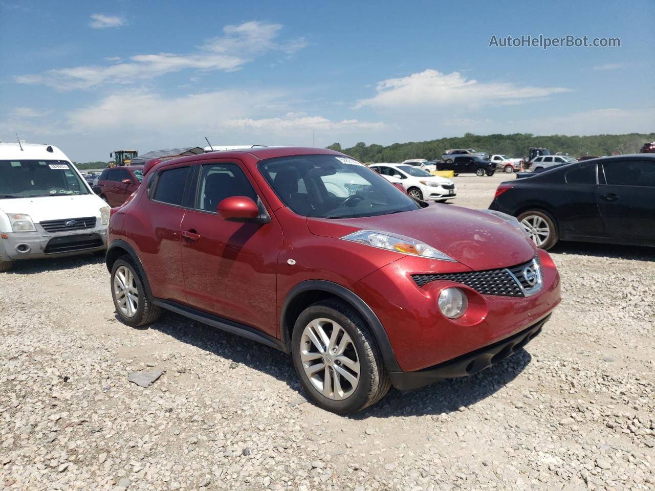 2014 Nissan Juke S Red vin: JN8AF5MR1ET358680