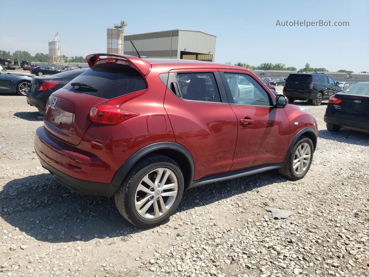 2014 Nissan Juke S Red vin: JN8AF5MR1ET358680