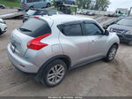 2014 Nissan Juke Sv Silver vin: JN8AF5MR1ET451697