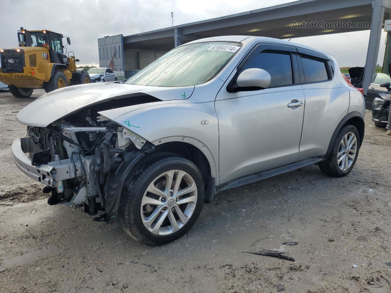 2014 Nissan Juke S Silver vin: JN8AF5MR1ET454308