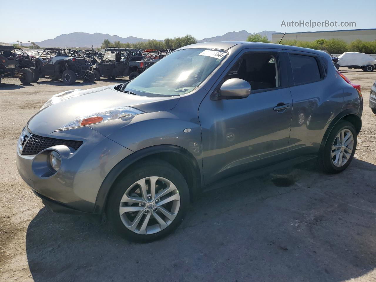 2014 Nissan Juke S Gray vin: JN8AF5MR2ET359482