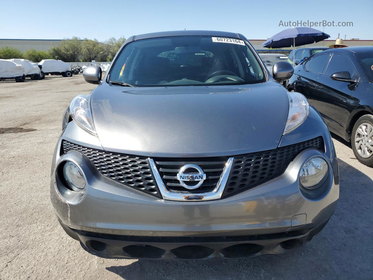 2014 Nissan Juke S Gray vin: JN8AF5MR2ET359482