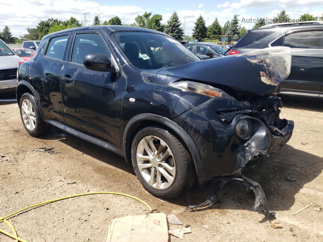 2014 Nissan Juke S Black vin: JN8AF5MR2ET454494