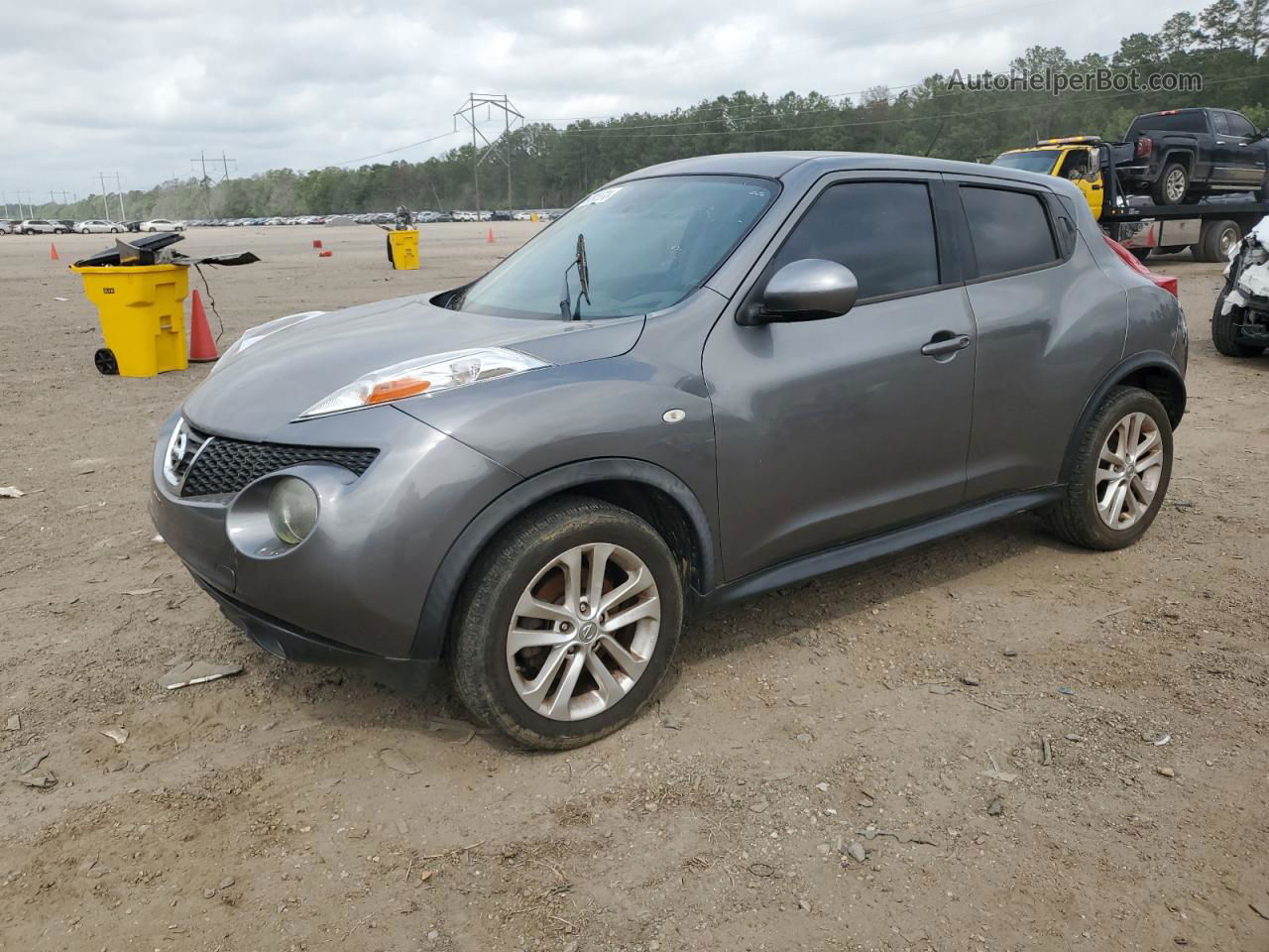 2014 Nissan Juke S Gray vin: JN8AF5MR3ET354677