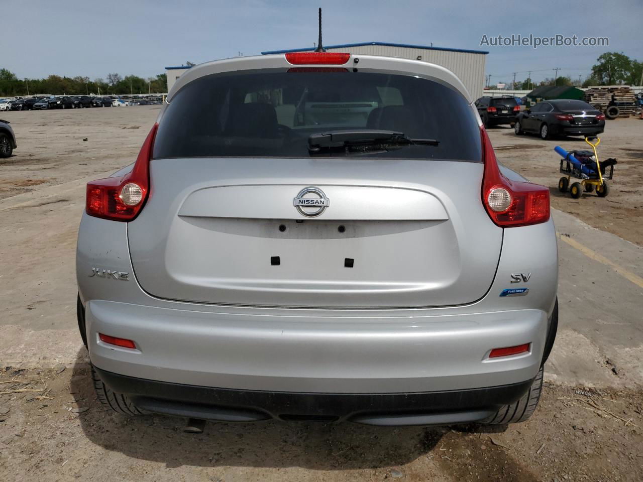 2014 Nissan Juke S Silver vin: JN8AF5MR3ET356963