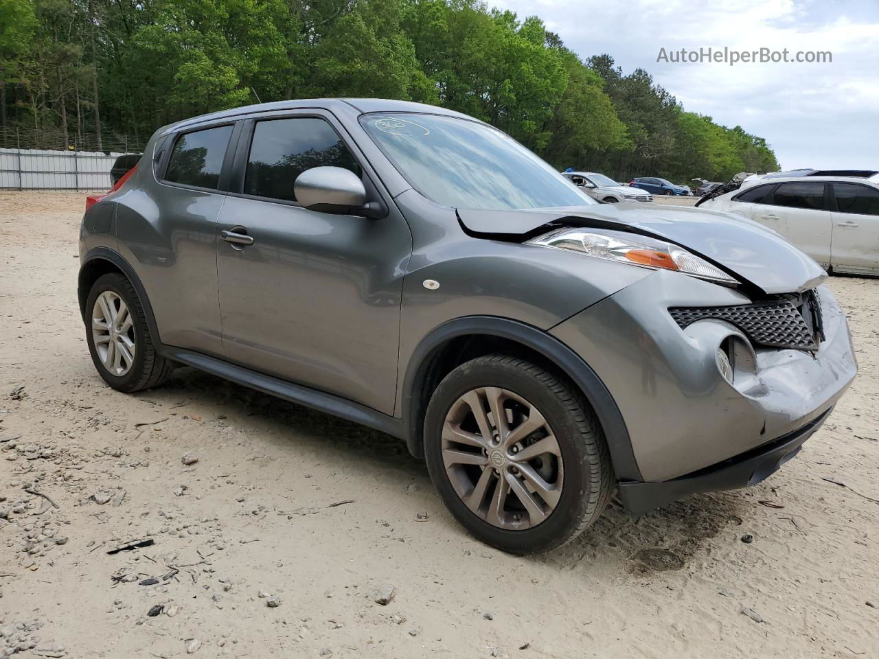 2014 Nissan Juke S Gray vin: JN8AF5MR3ET357921