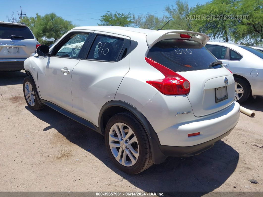 2014 Nissan Juke S White vin: JN8AF5MR3ET360902