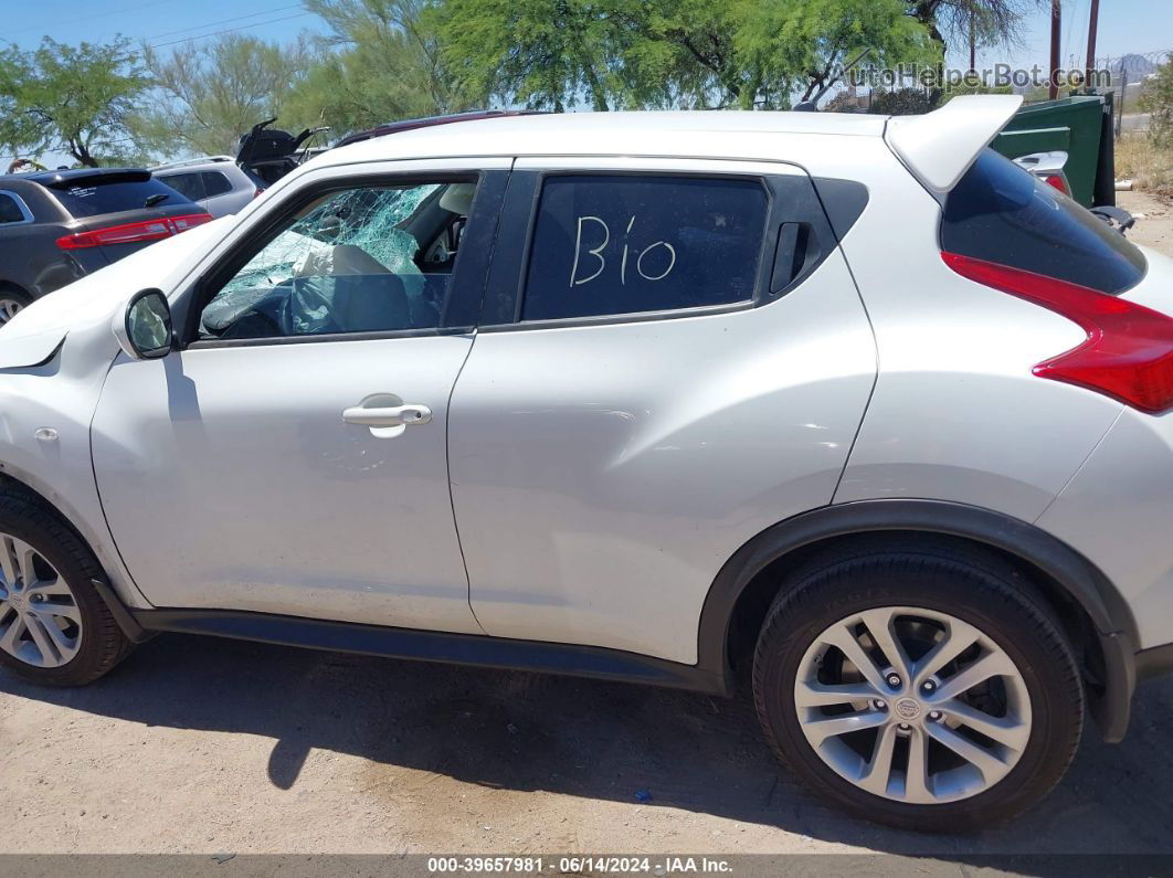 2014 Nissan Juke S White vin: JN8AF5MR3ET360902