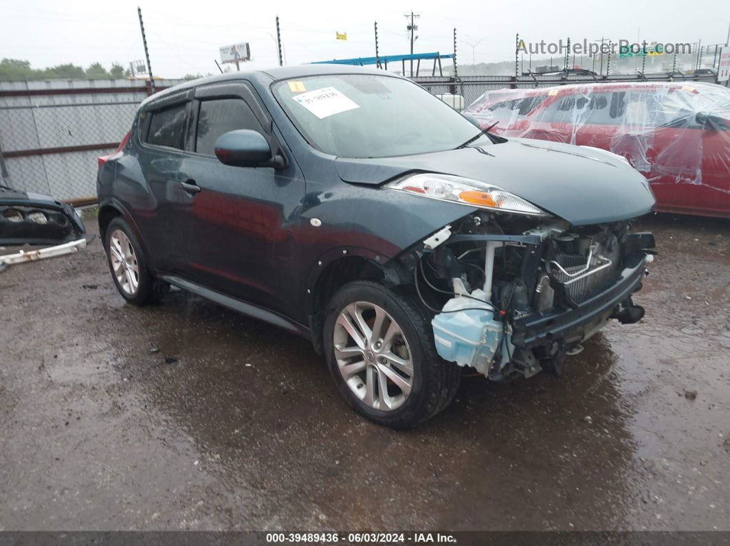 2014 Nissan Juke Sv Blue vin: JN8AF5MR3ET454682