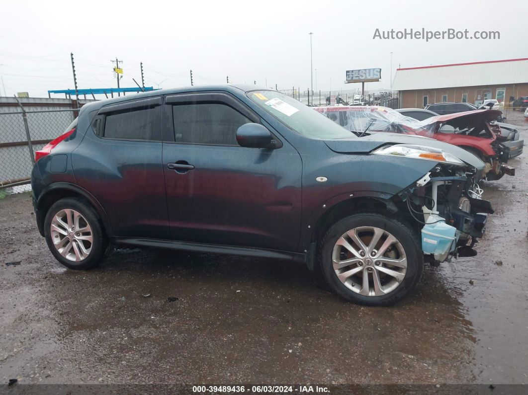 2014 Nissan Juke Sv Blue vin: JN8AF5MR3ET454682