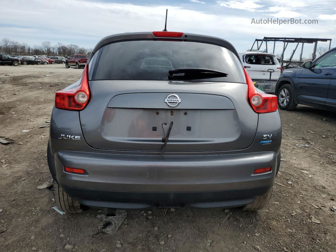 2014 Nissan Juke S Gray vin: JN8AF5MR4ET355157