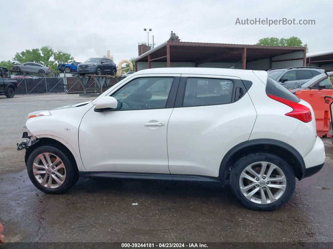 2014 Nissan Juke S White vin: JN8AF5MR4ET357412