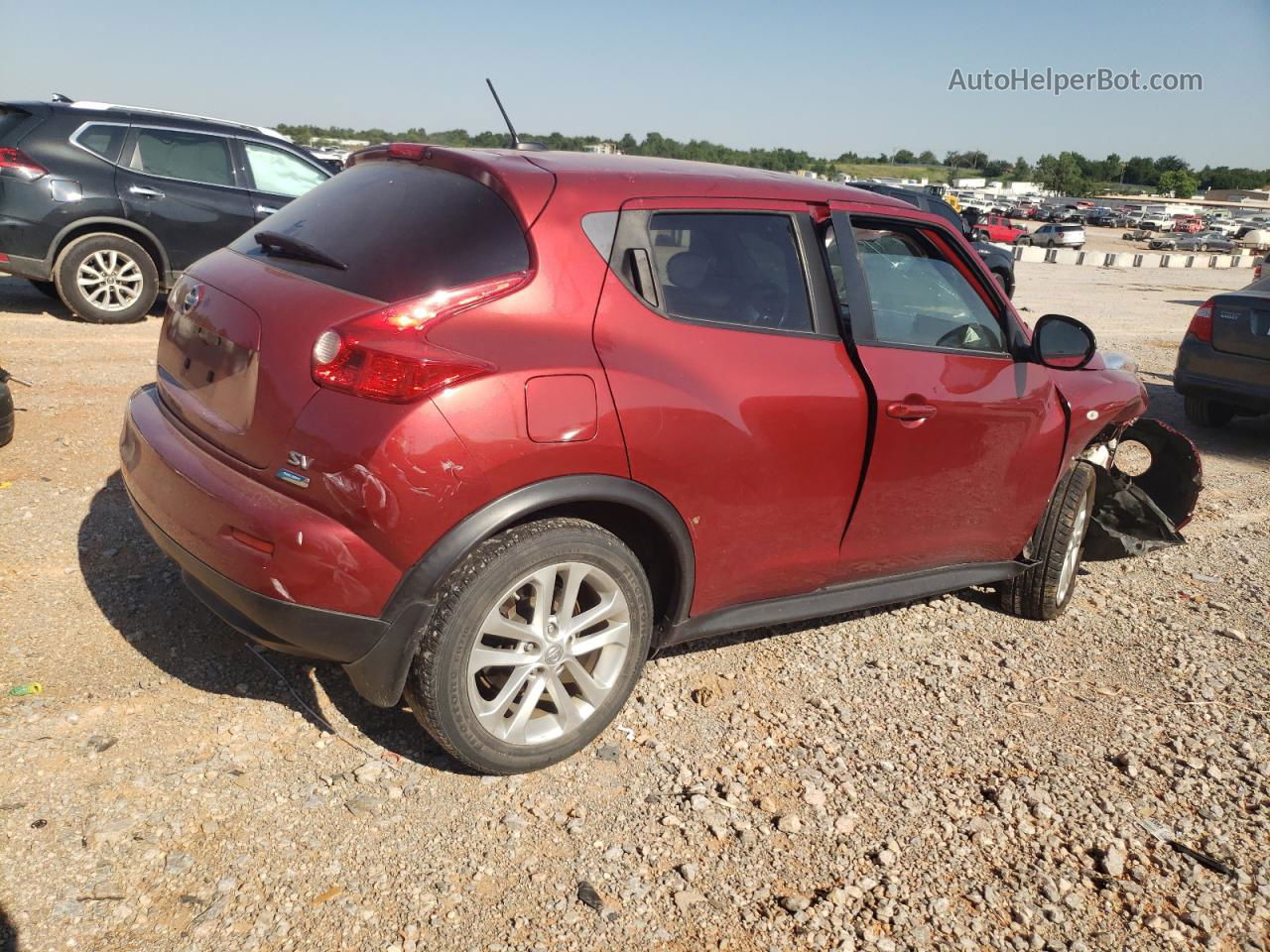 2014 Nissan Juke S Orange vin: JN8AF5MR5ET350551