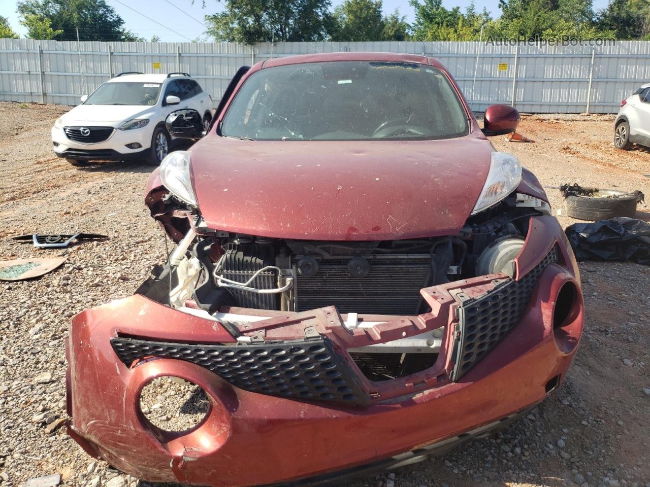 2014 Nissan Juke S Orange vin: JN8AF5MR5ET350551