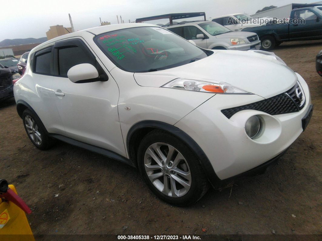 2014 Nissan Juke S White vin: JN8AF5MR5ET354910