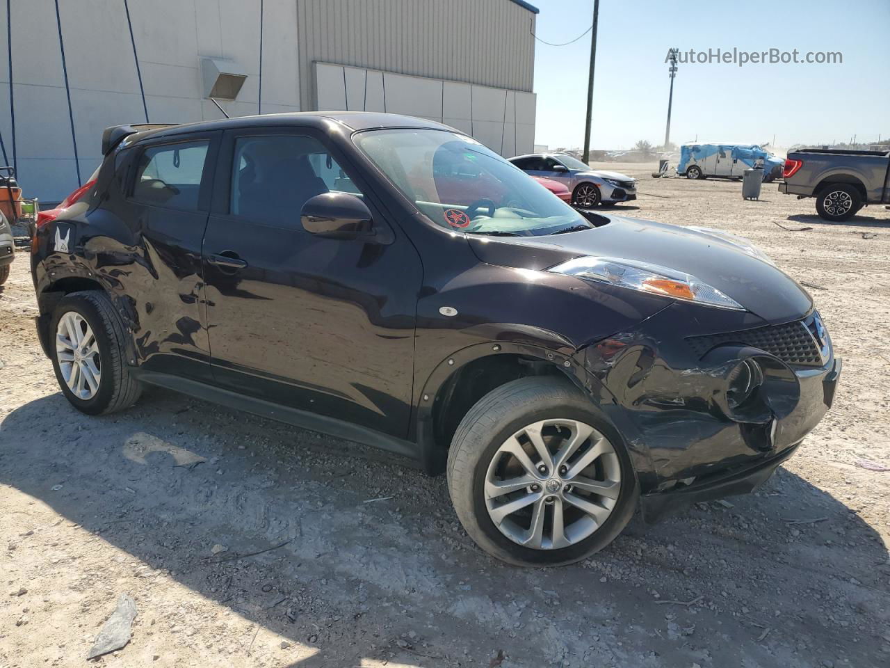 2014 Nissan Juke S Бордовый vin: JN8AF5MR5ET359752