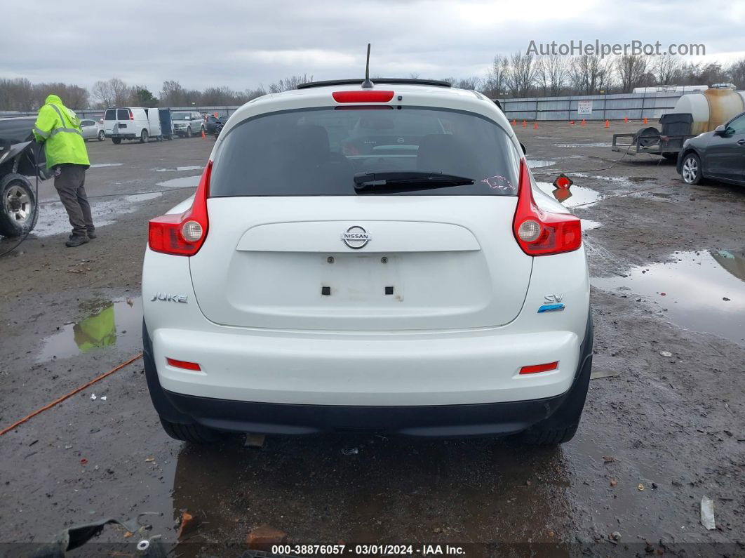 2014 Nissan Juke Sv White vin: JN8AF5MR6ET351014