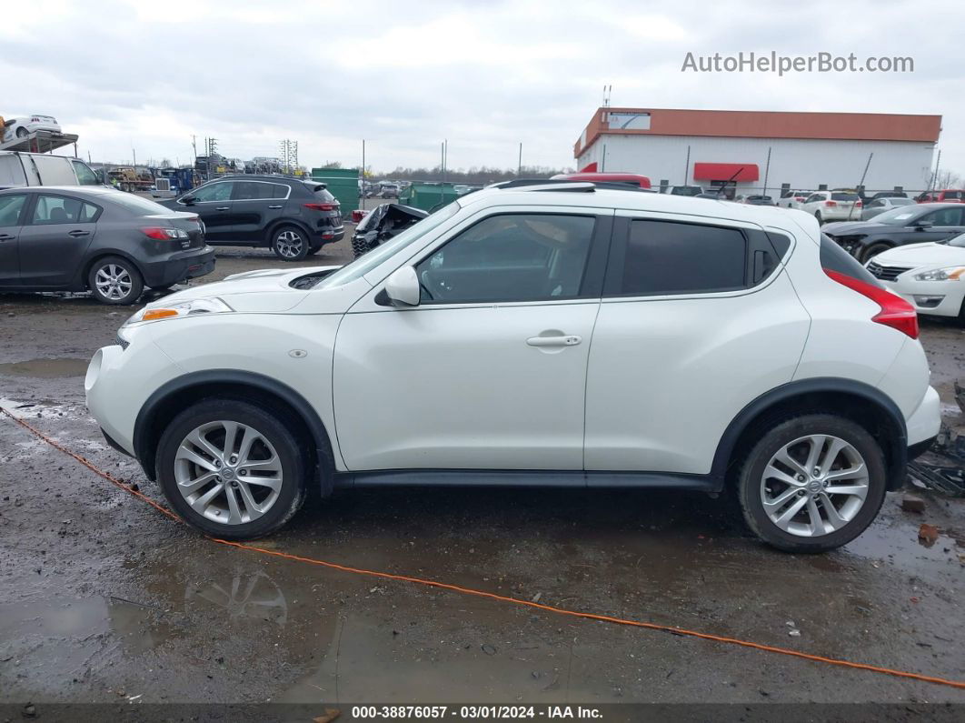 2014 Nissan Juke Sv White vin: JN8AF5MR6ET351014