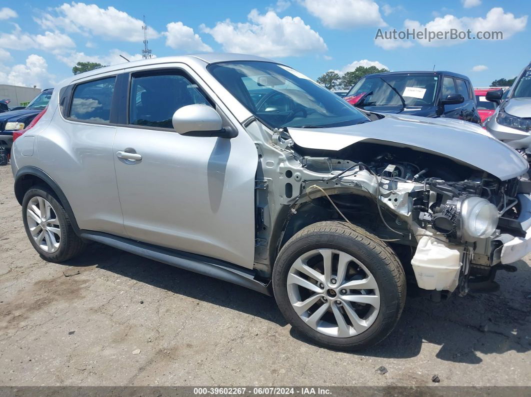 2014 Nissan Juke S Silver vin: JN8AF5MR6ET360862