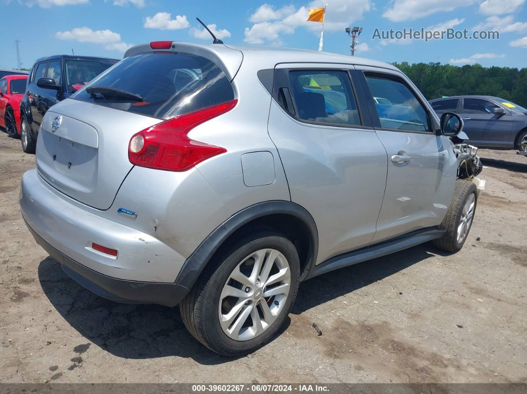 2014 Nissan Juke S Silver vin: JN8AF5MR6ET360862