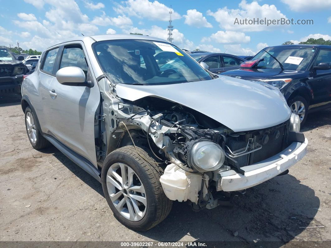 2014 Nissan Juke S Silver vin: JN8AF5MR6ET360862