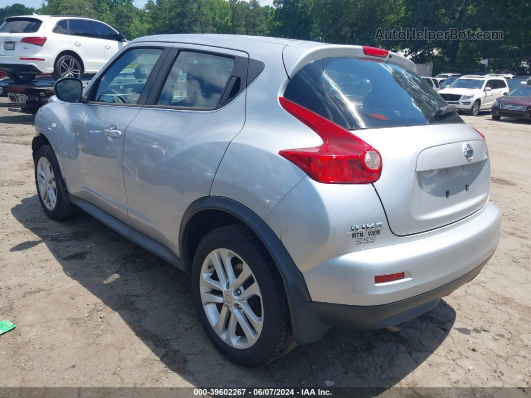 2014 Nissan Juke S Silver vin: JN8AF5MR6ET360862