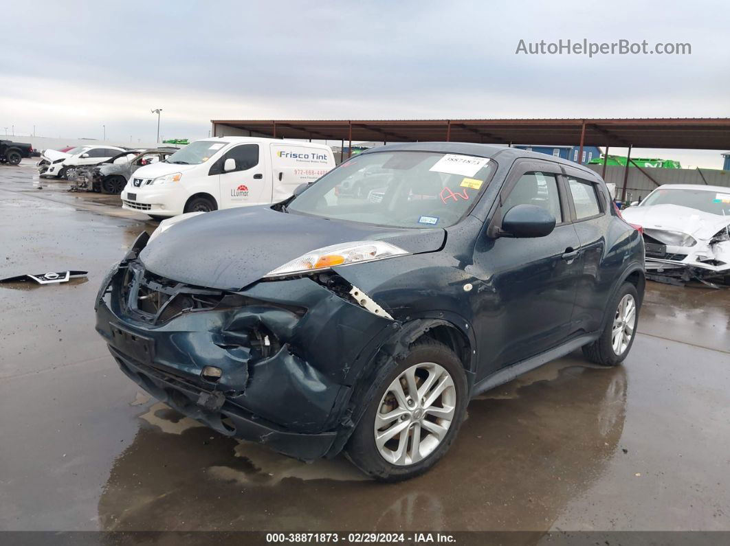 2014 Nissan Juke S Green vin: JN8AF5MR6ET362417