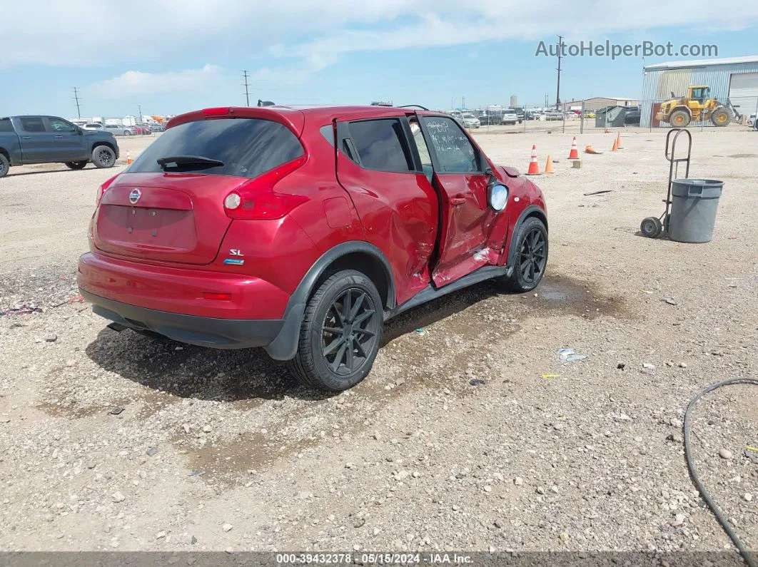 2014 Nissan Juke Sl Красный vin: JN8AF5MR6ET452294