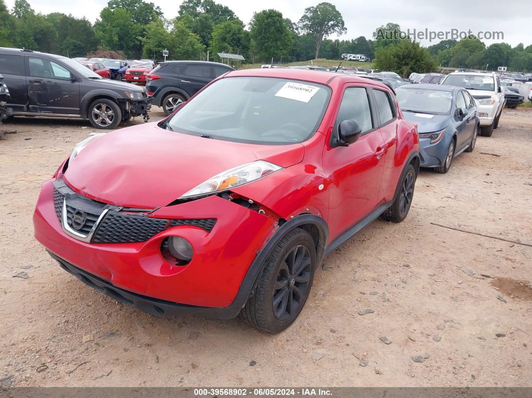 2014 Nissan Juke S Red vin: JN8AF5MR6ET452408