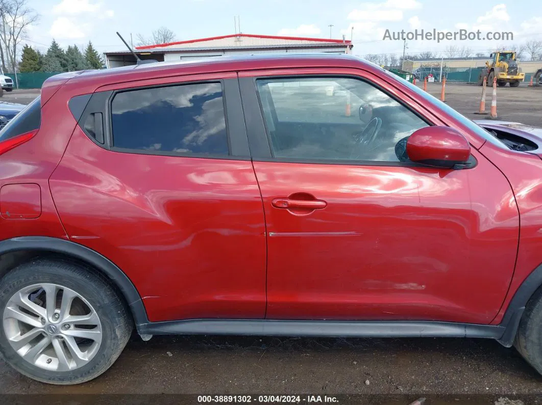 2014 Nissan Juke Sv Красный vin: JN8AF5MR8ET358269