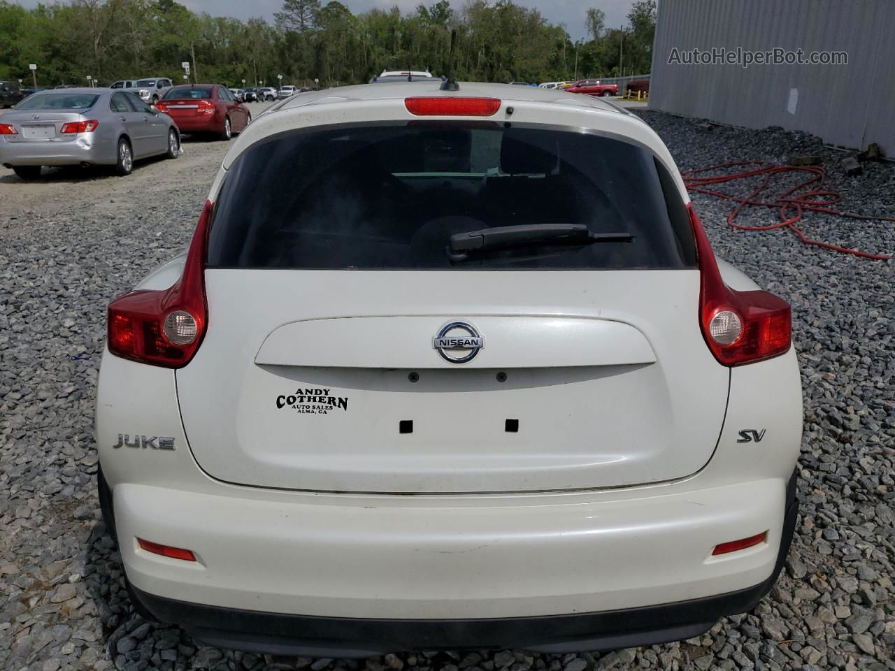 2014 Nissan Juke S Белый vin: JN8AF5MR8ET452216