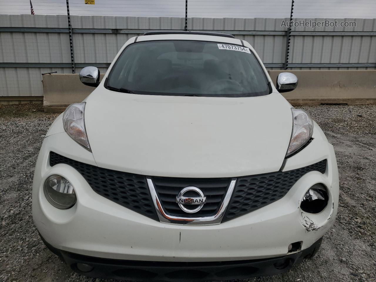 2013 Nissan Juke S White vin: JN8AF5MR9DT208685