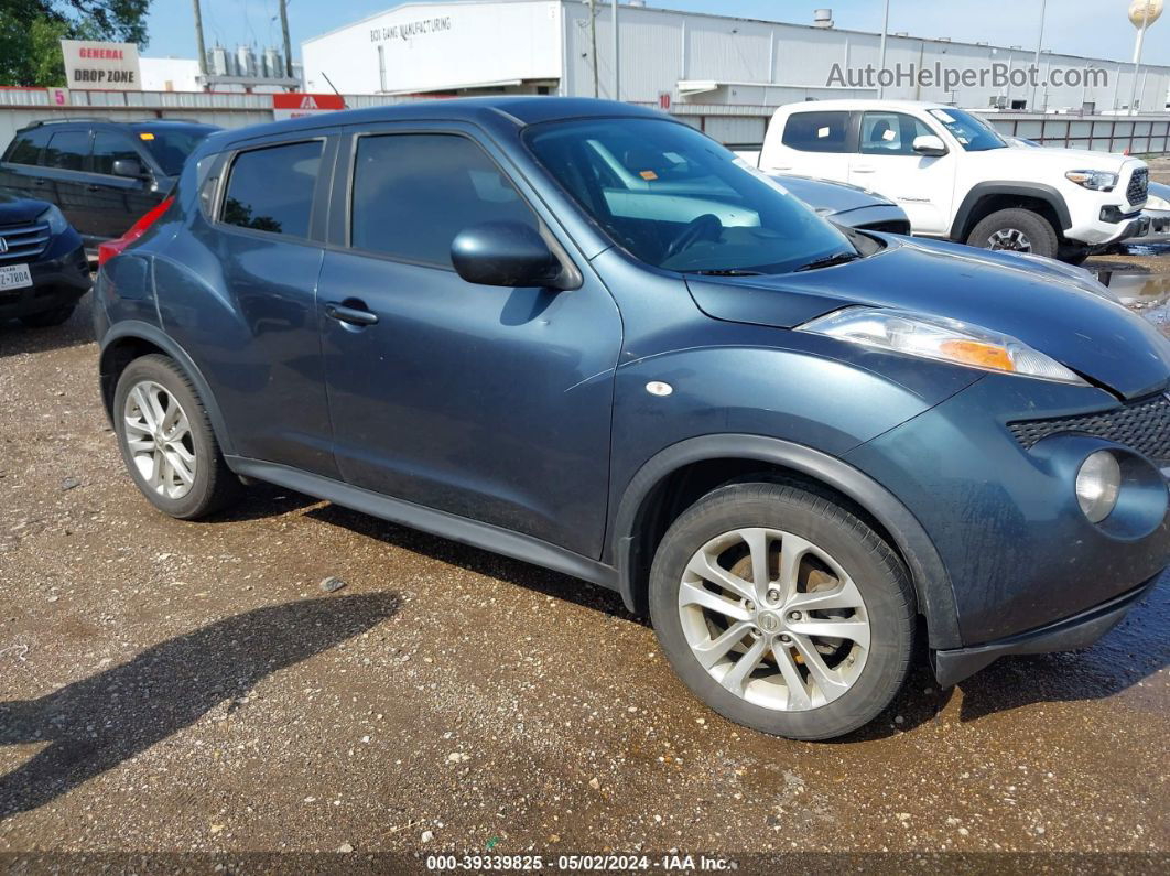 2014 Nissan Juke Sv Синий vin: JN8AF5MR9ET350326