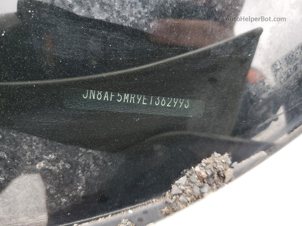 2014 Nissan Juke S White vin: JN8AF5MR9ET362993