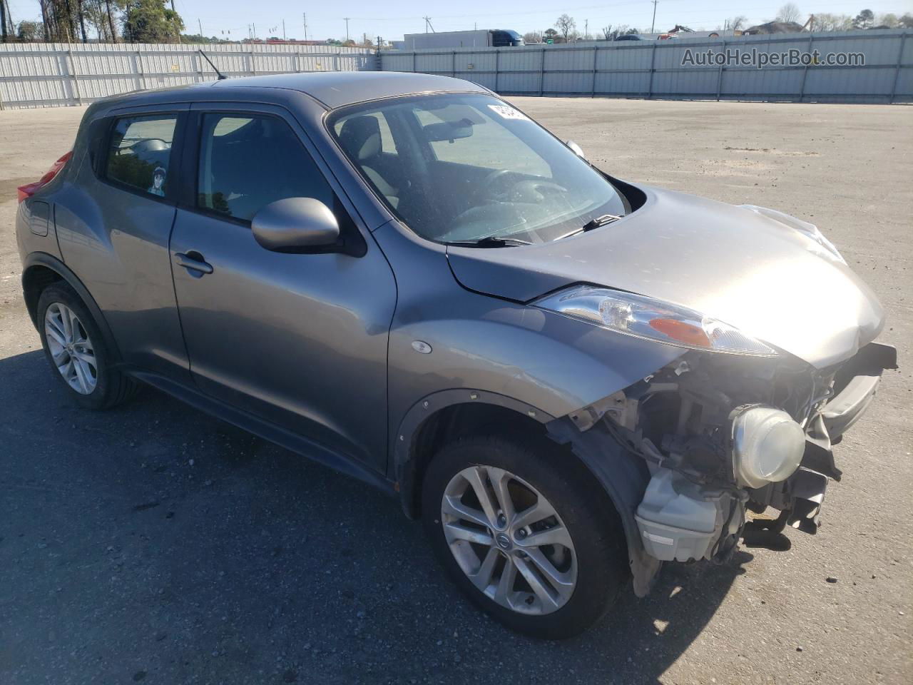 2014 Nissan Juke S Gray vin: JN8AF5MRXET357365