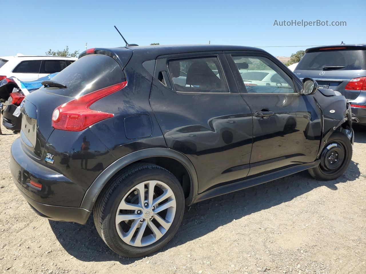 2014 Nissan Juke S Черный vin: JN8AF5MRXET360489