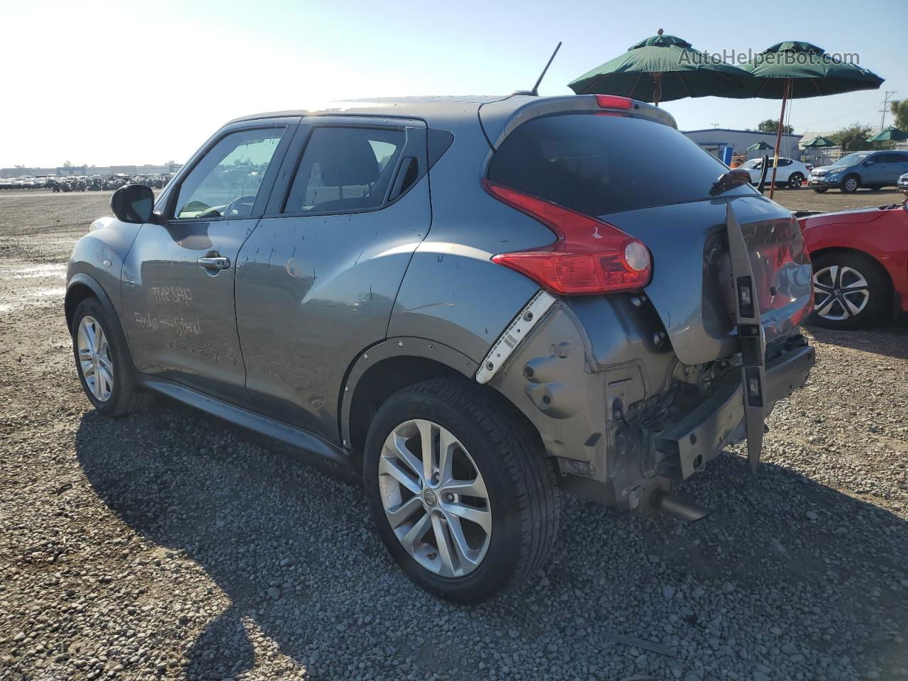 2014 Nissan Juke S Gray vin: JN8AF5MRXET454064