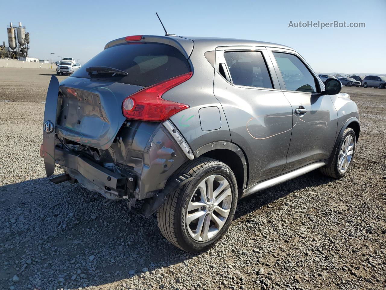 2014 Nissan Juke S Gray vin: JN8AF5MRXET454064