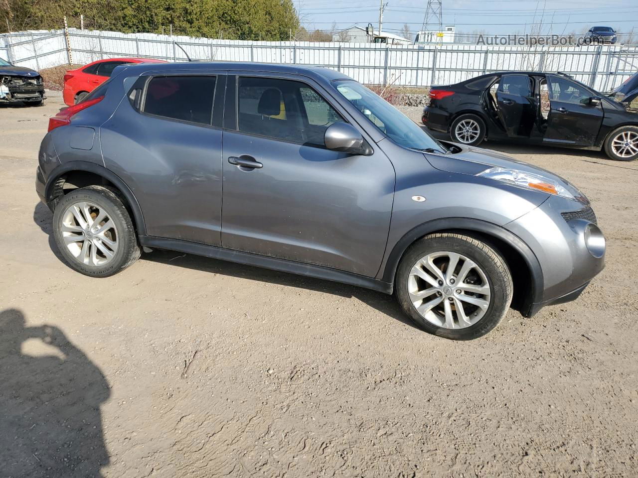 2014 Nissan Juke S Gray vin: JN8AF5MV0ET364757