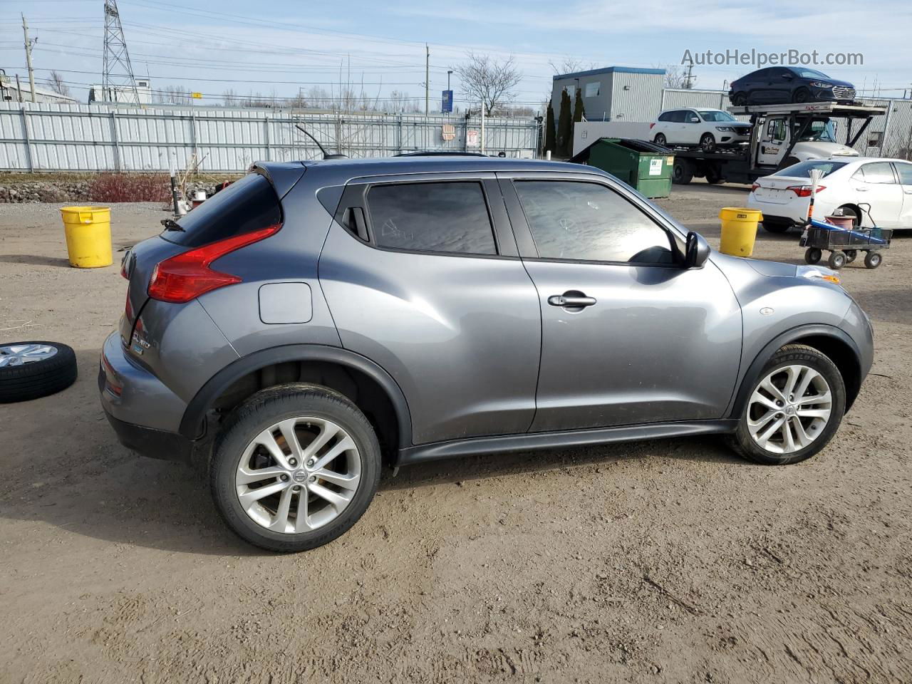 2014 Nissan Juke S Gray vin: JN8AF5MV0ET364757