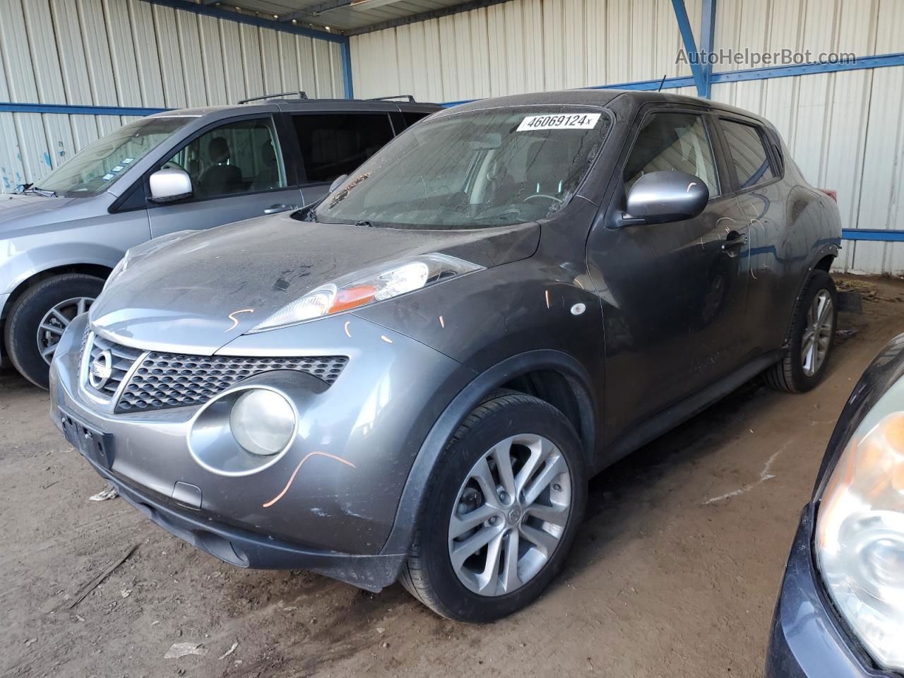 2013 Nissan Juke S Gray vin: JN8AF5MV1DT209911