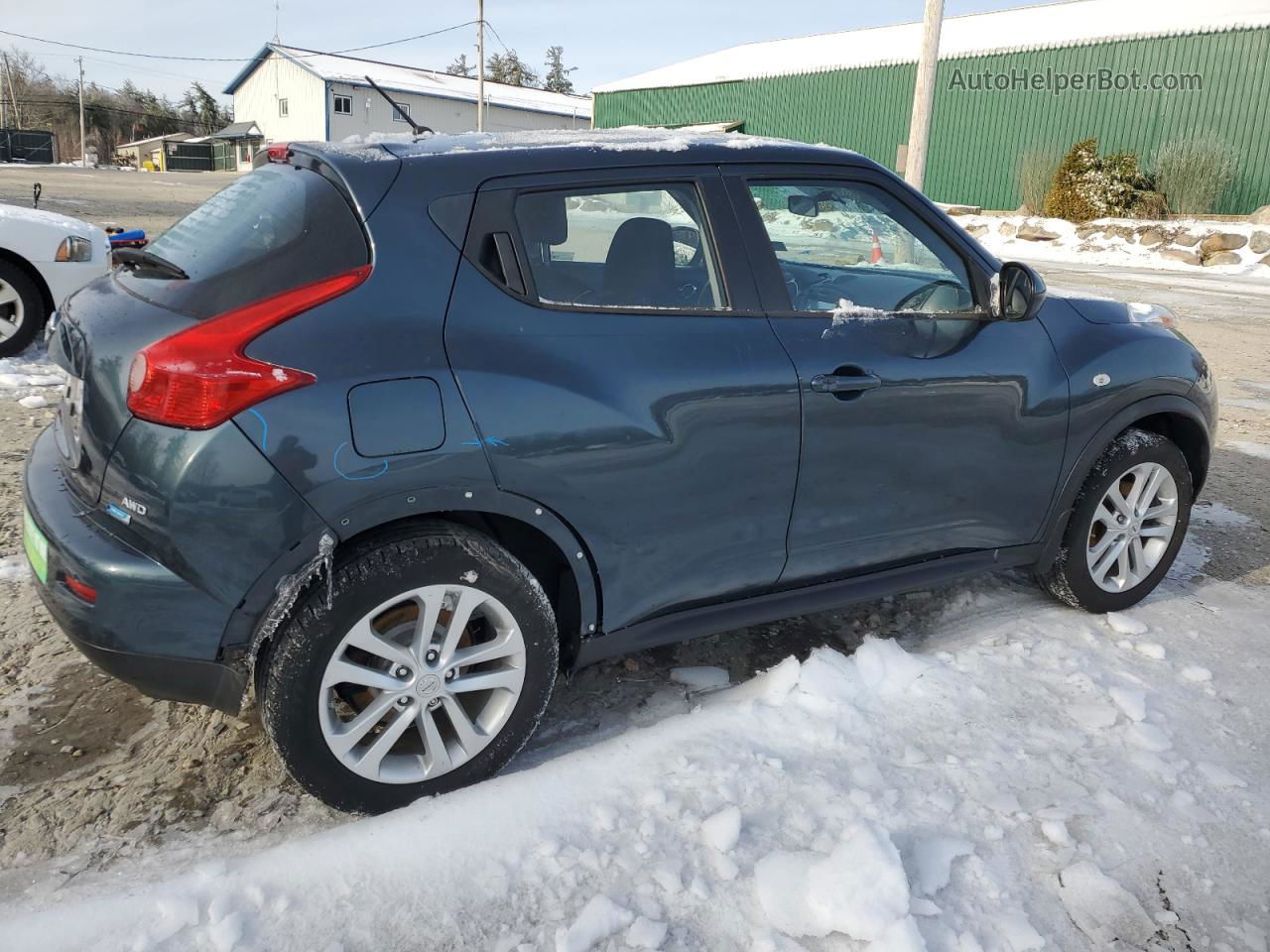 2014 Nissan Juke S Синий vin: JN8AF5MV1ET364248